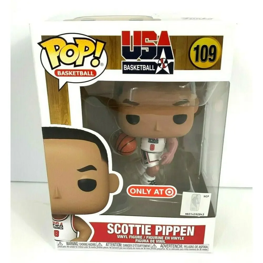 Funko Pop USA Basketball 109 Scottie Pippen Vinyl Figure Target Exclusive New